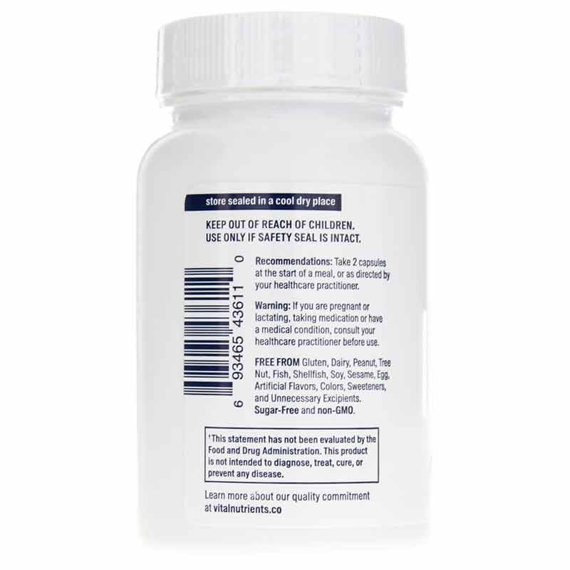 Pancreatin & Ox Bile Extract, 60 Capsules, VTN