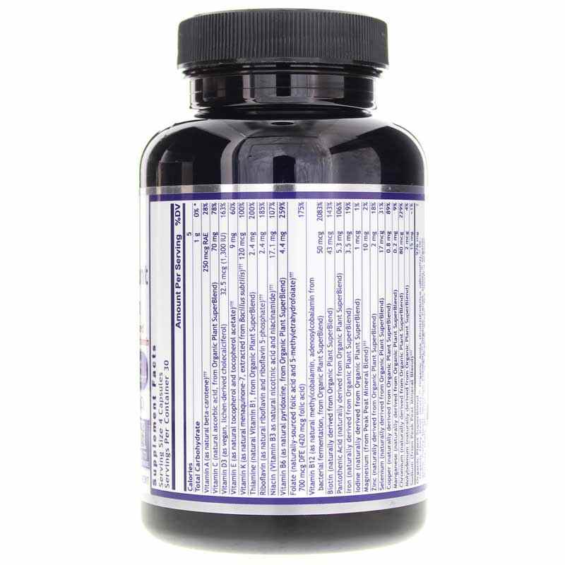 Plant Multi-Vitamin, 120 Veg Capsules, QNL