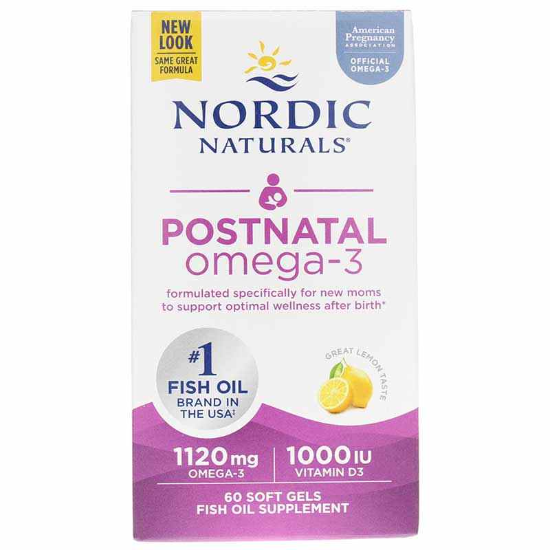 Postnatal Omega-3, 60 Softgels, NRN