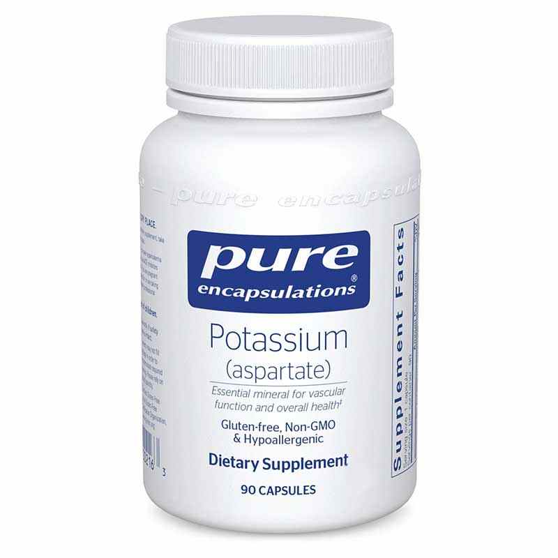 Potassium (aspartate), 90 Capsules, PEC