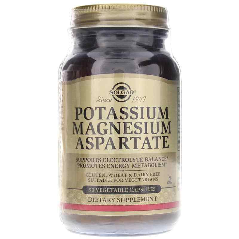 Potassium Magnesium Aspartate, 90 Veg Capsules, SLG