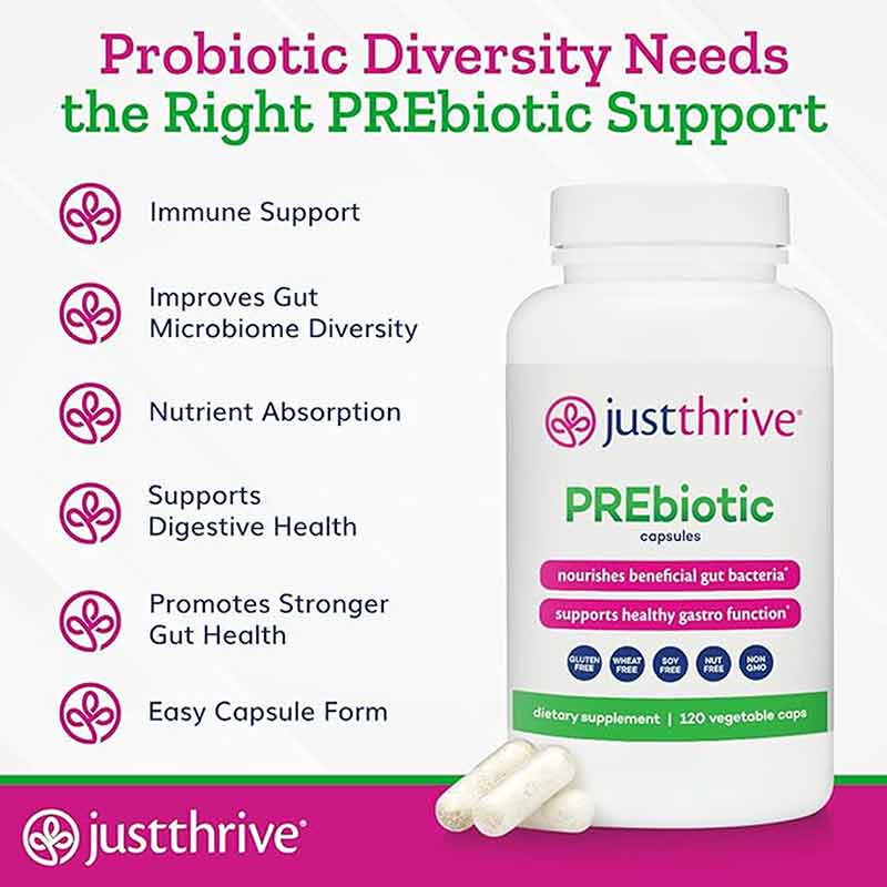 Precision PREbiotic Capsules, 120 Capsules, JTH