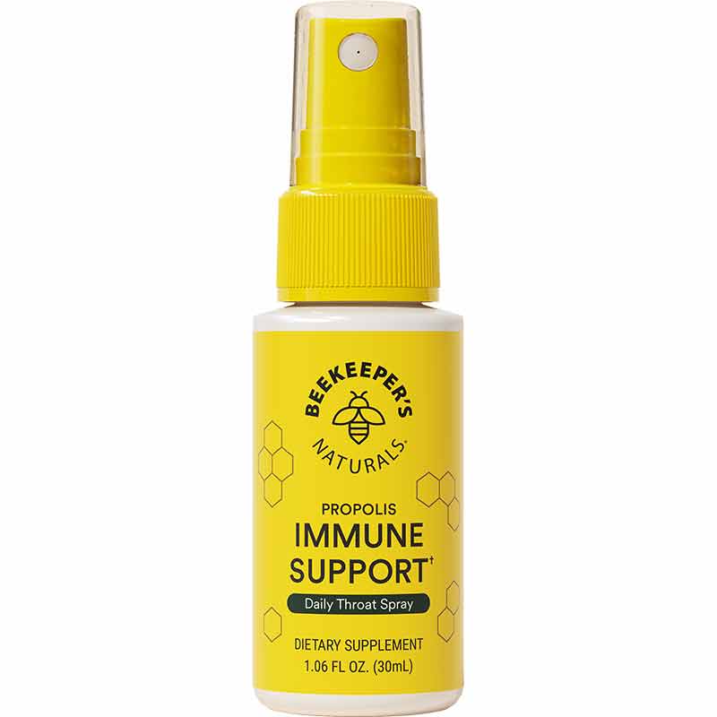 Propolis Immune Support Throat Spray, Beekeeper's Naturals