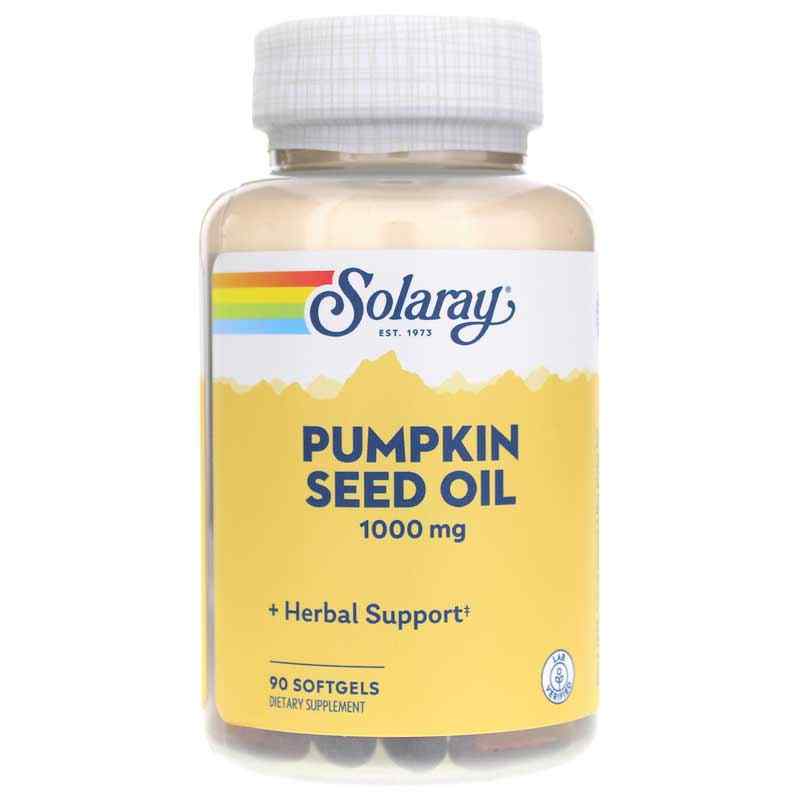 Solaray Pumpkin Seed Oil, 1000 mg | 90 Count