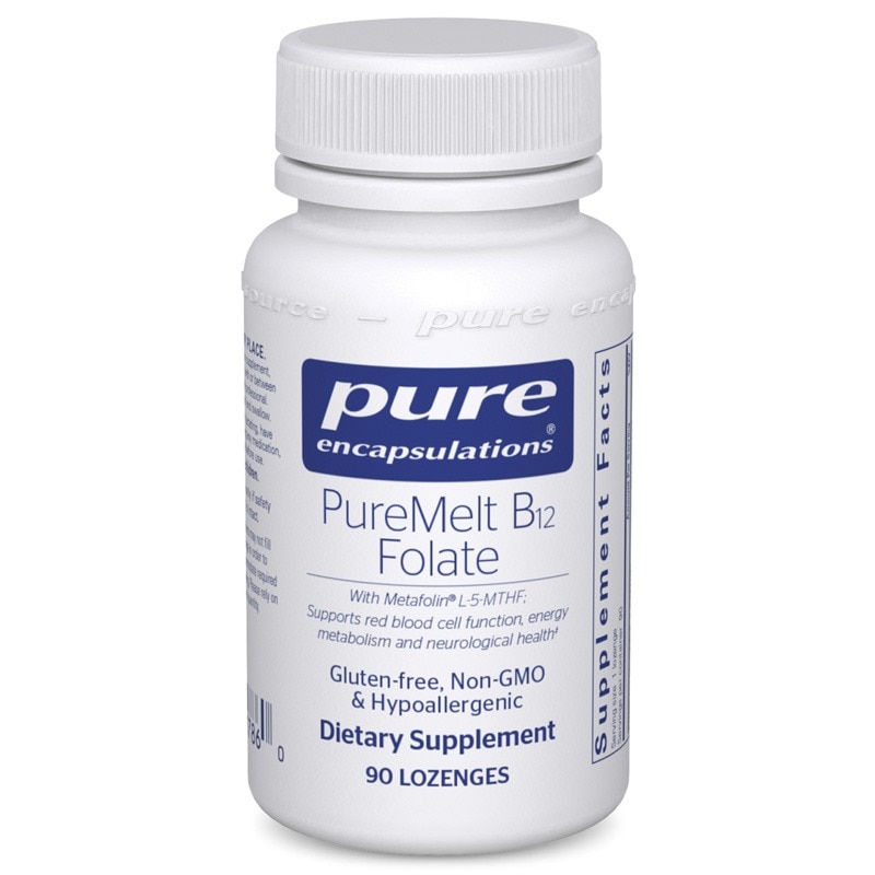 PureMelt B12 Folate, 90 Lozenges, PEC