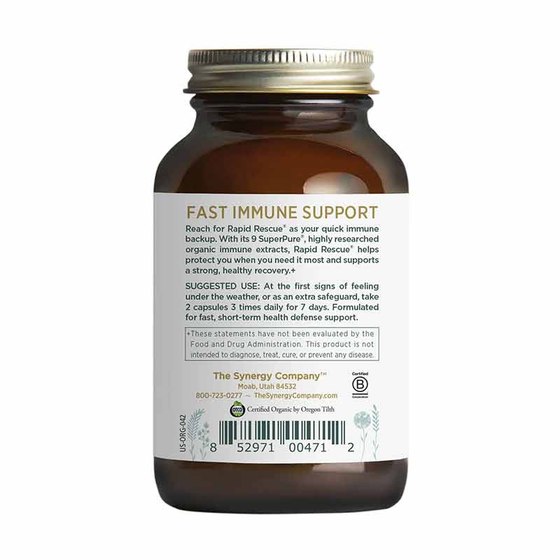 Rapid Rescue Fast-Acting Immune Support Capsules, 42 Capsules, PSY