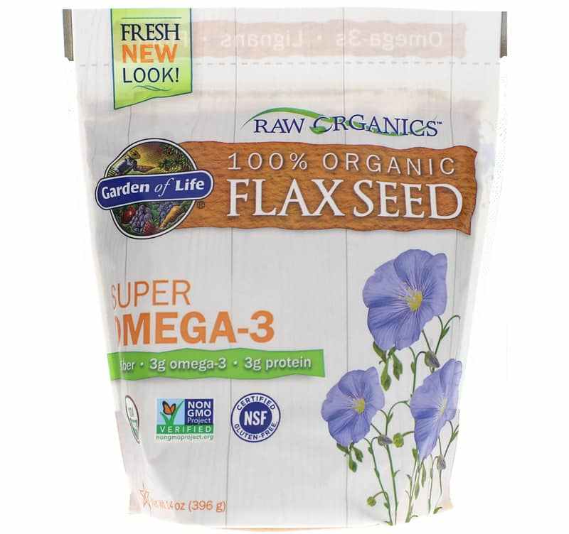 Raw Organics Super Omega 3 Flax Seed Garden of Life