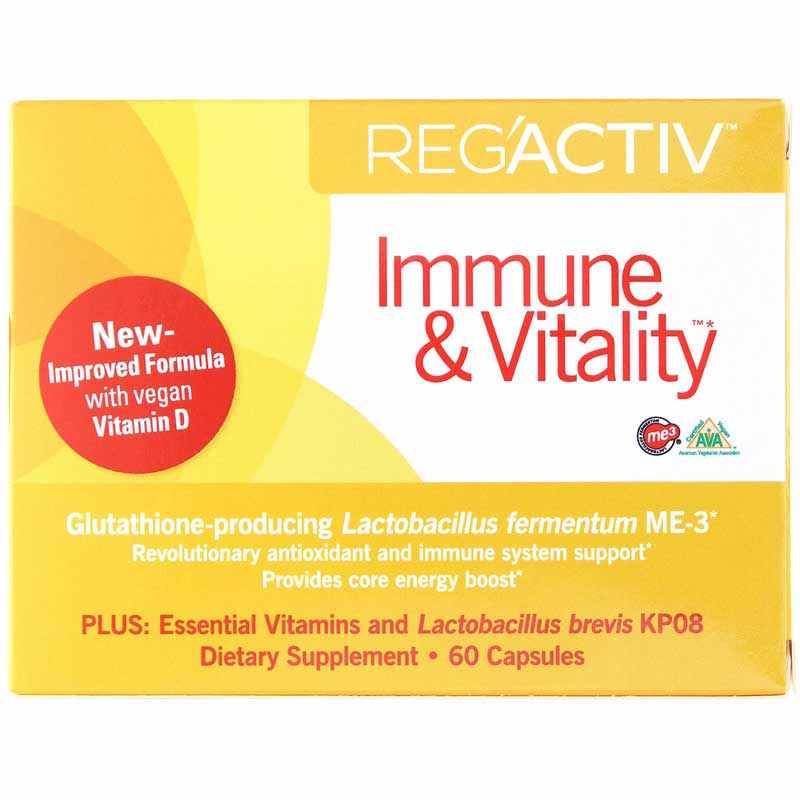 Regtactiv Immune & Vitality, 60 Capsules, ESF