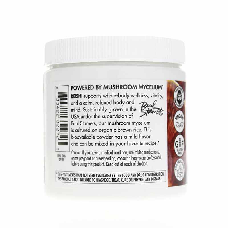 Reishi Mushroom Mycelium Powder, 3.5 Oz, HDF