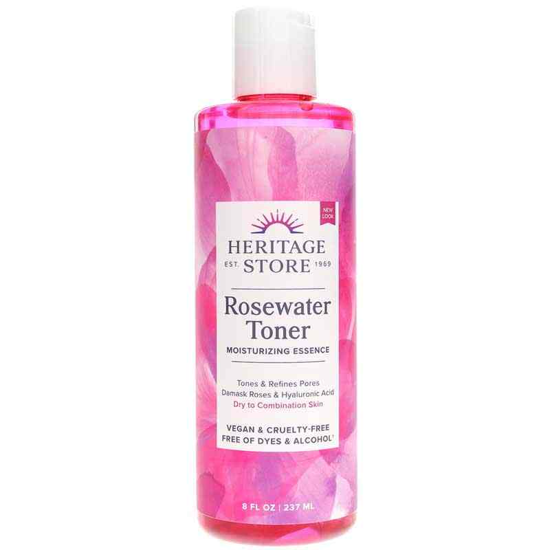 Rosewater Facial Toner, 8 Oz, HRS