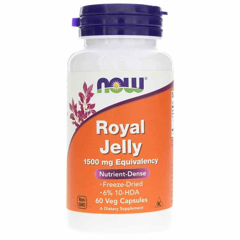 Royal Jelly 1500 Mg, 60 Veg Capsules, NOW