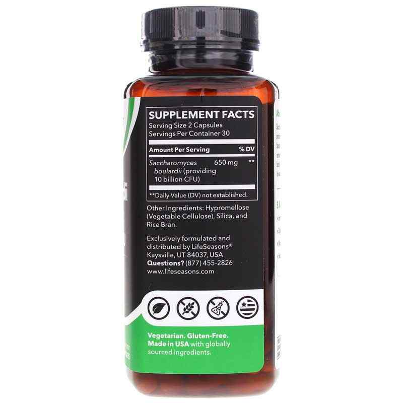 S. Boulardii Probiotic 10 Billion, 60 Veg Capsules, LSE