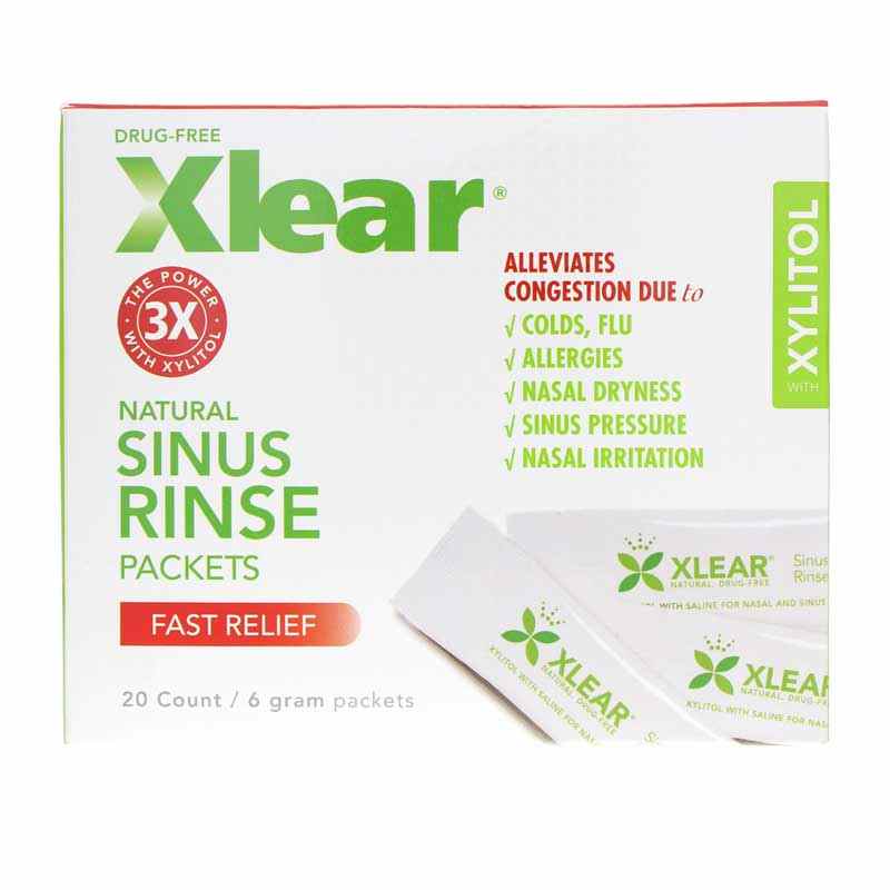 Sinus Rinse Packets Xlear   Sinus Rinse Packets XLR Main,1 