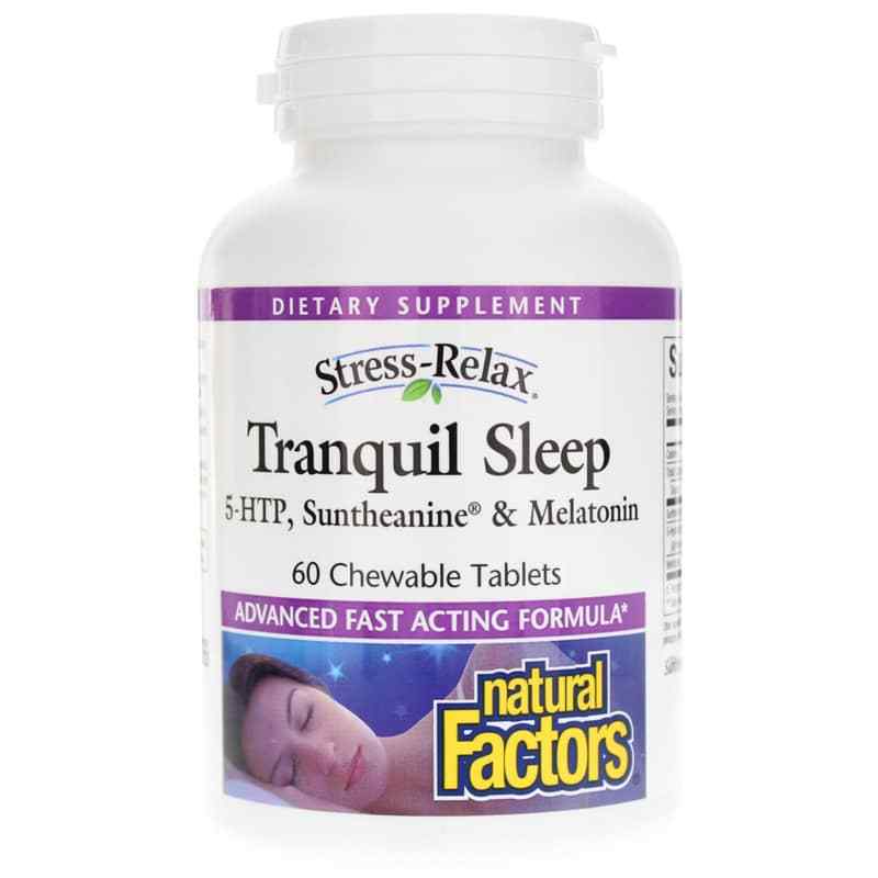 Stress-Relax Tranquil Sleep Chewable, Natural Factors