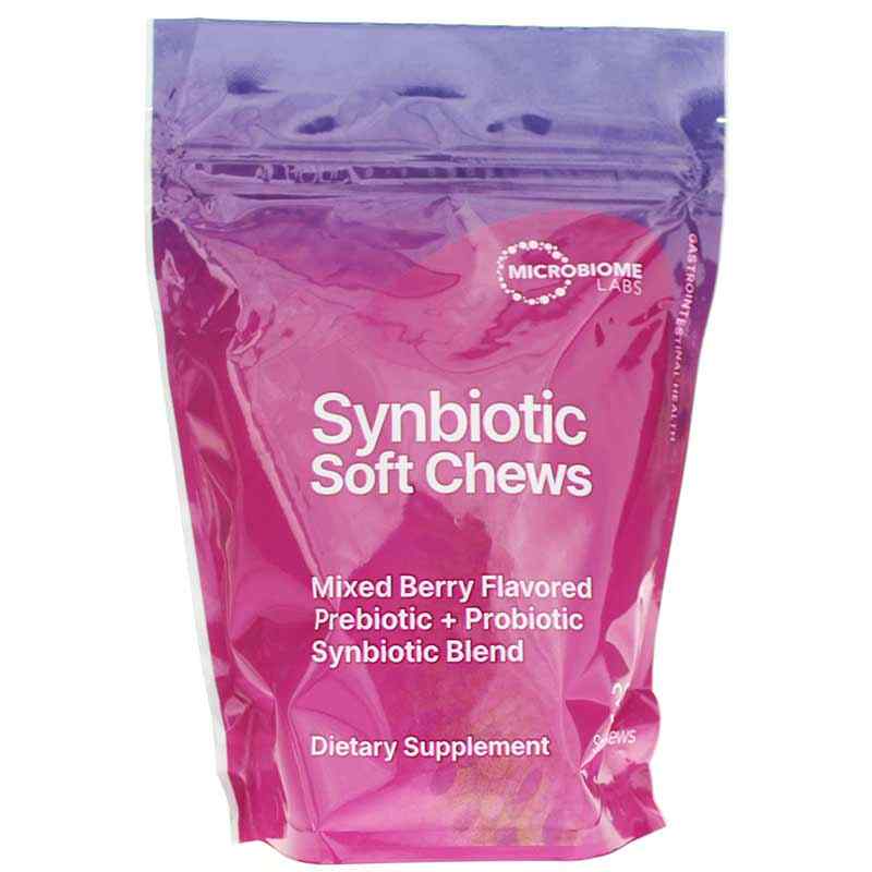 Synbiotic Prebiotic + Probiotic Soft Chews, Microbiome Labs