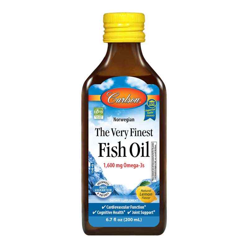 The Very Finest Fish Oil Liquid 1600 Mg Omega-3s, CL