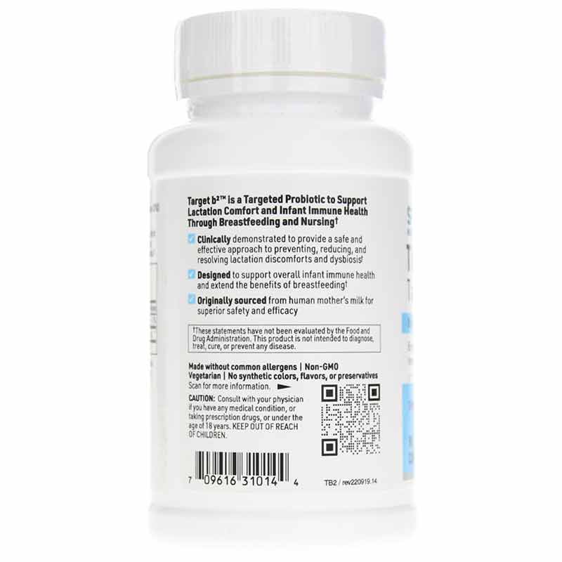 Ther-Biotic Target b2 Breast & Baby Probiotic, 90 Capsules, KL