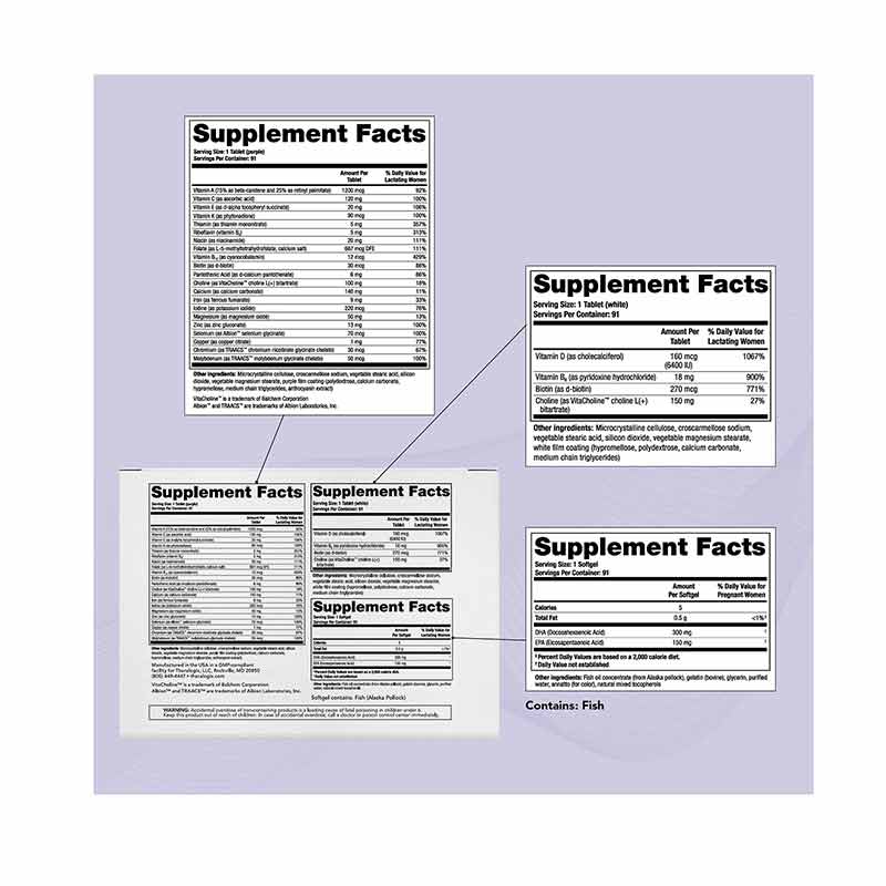 TheraNatal Lactation Complete Postnatal, 13 Week Supply, THGX