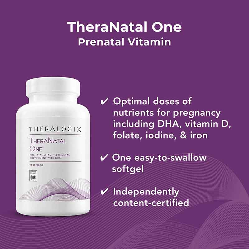 TheraNatal One Prenatal, 90 Softgels, THGX