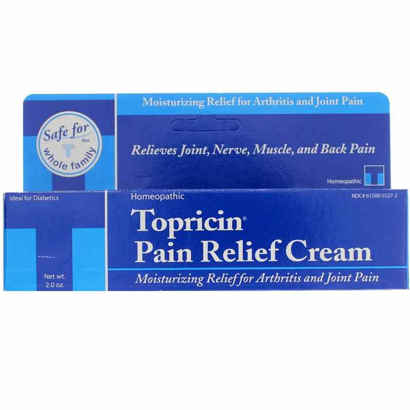 Topricin Pain Relief Cream, Topical Biomedics