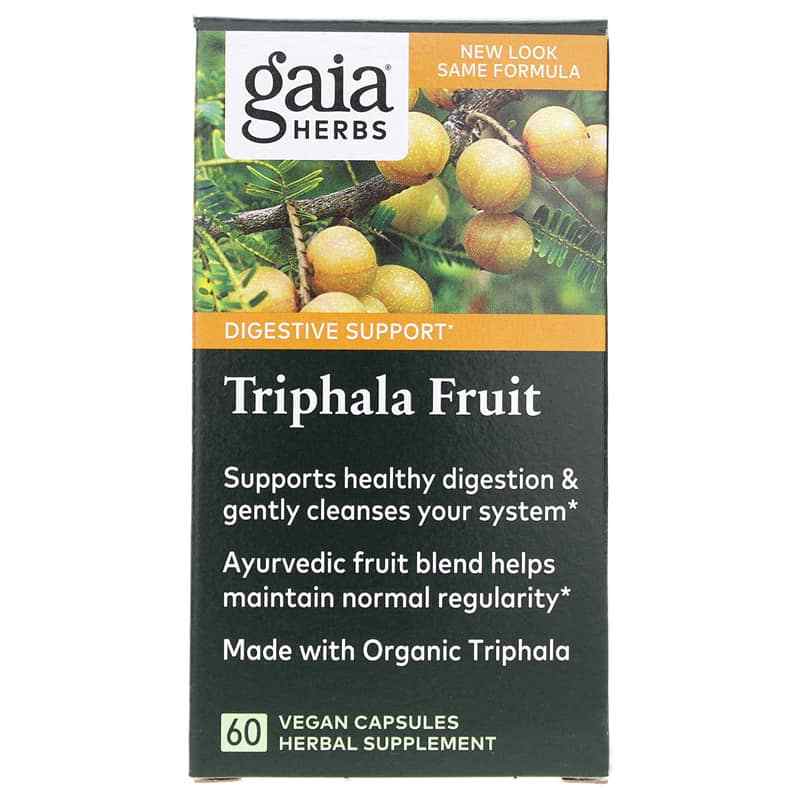 Triphala Fruit, 60 Veg Capsules, GH