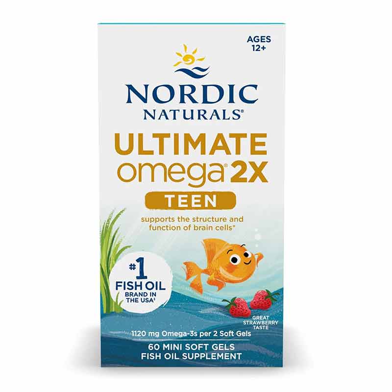 Ultimate Omega 2X Teen, 60 Mini Softgels, NRN