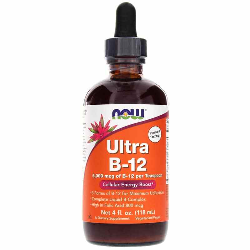 Ultra B-12 Liquid, NOW Foods