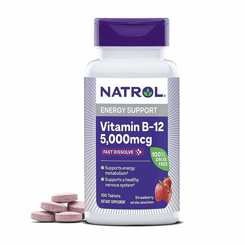 Vitamin B-12 5000 Mcg Fast Dissolve, Natrol