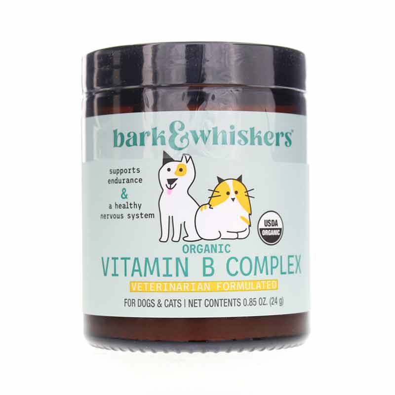 Vitamin B Complex Organic for Cats and Dogs Bark Whiskers