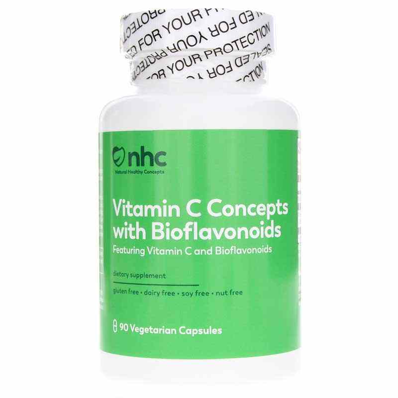 Vitamin C Concepts with Bioflavonoids, 90 Veg Capsules, NHC