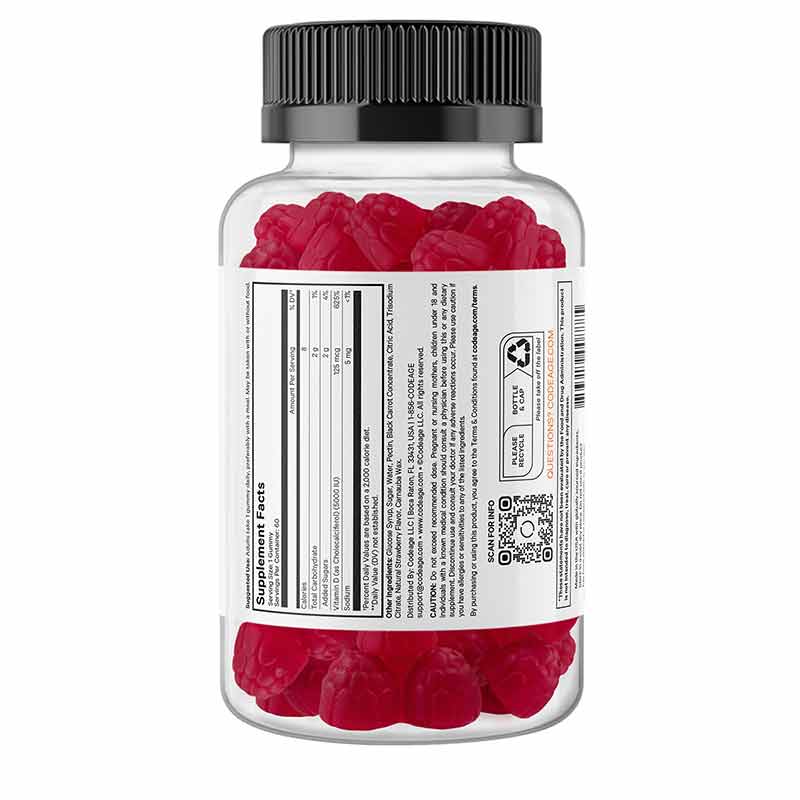 Vitamin D3 Gummies 5000 IU, 60 Gummies, CDE