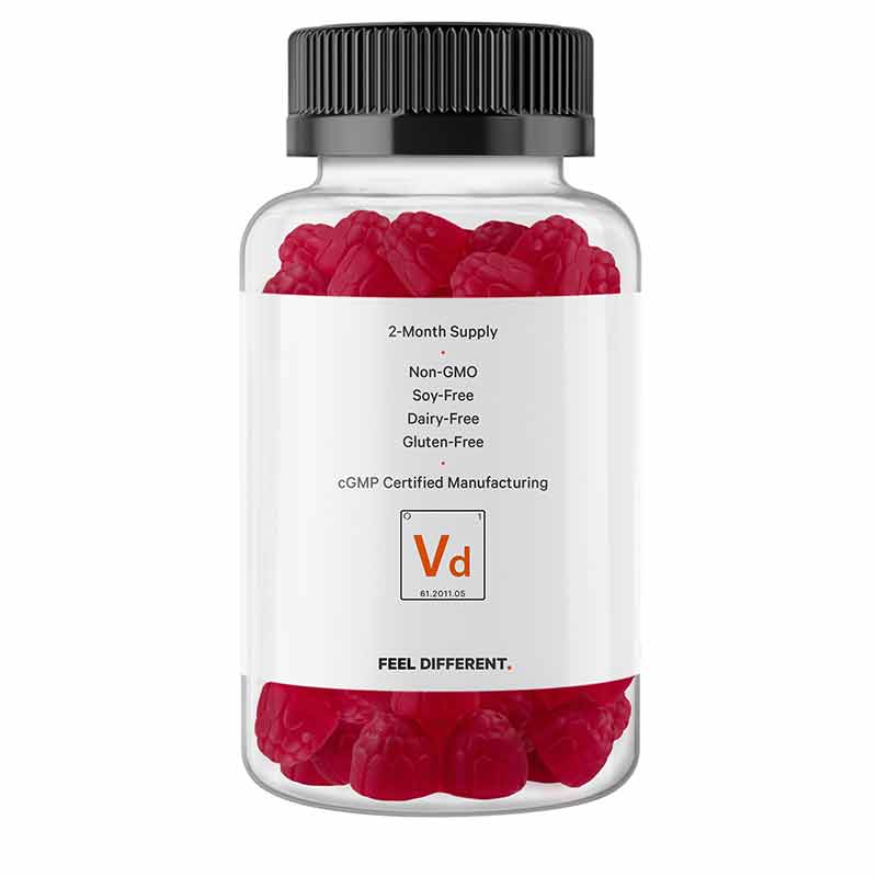 Vitamin D3 Gummies 5000 IU, 60 Gummies, CDE