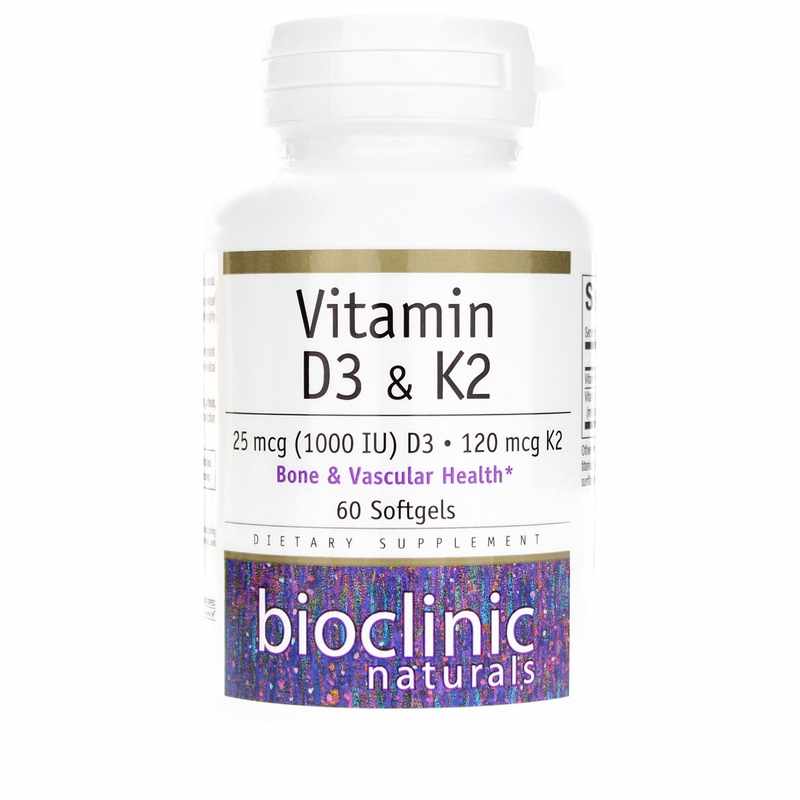 Vitamin D3 & K2, Bioclinic Naturals