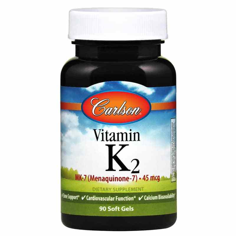 Vitamin K2 (as MK-7) 45 Mcg, Carlson Labs