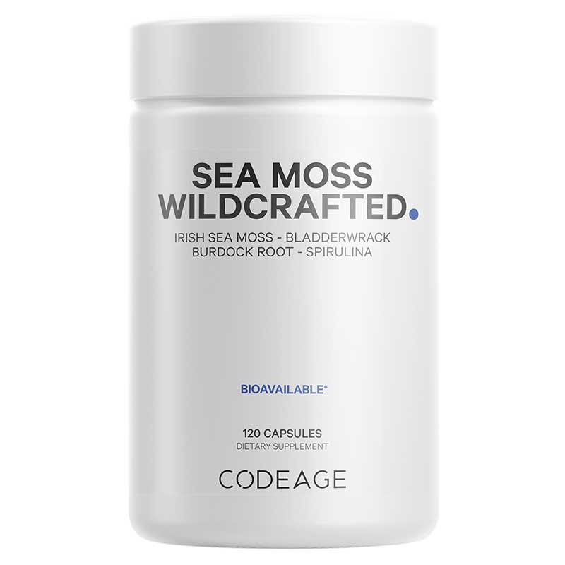 Wildcrafted Sea Moss +, 120 Capsules, CDE