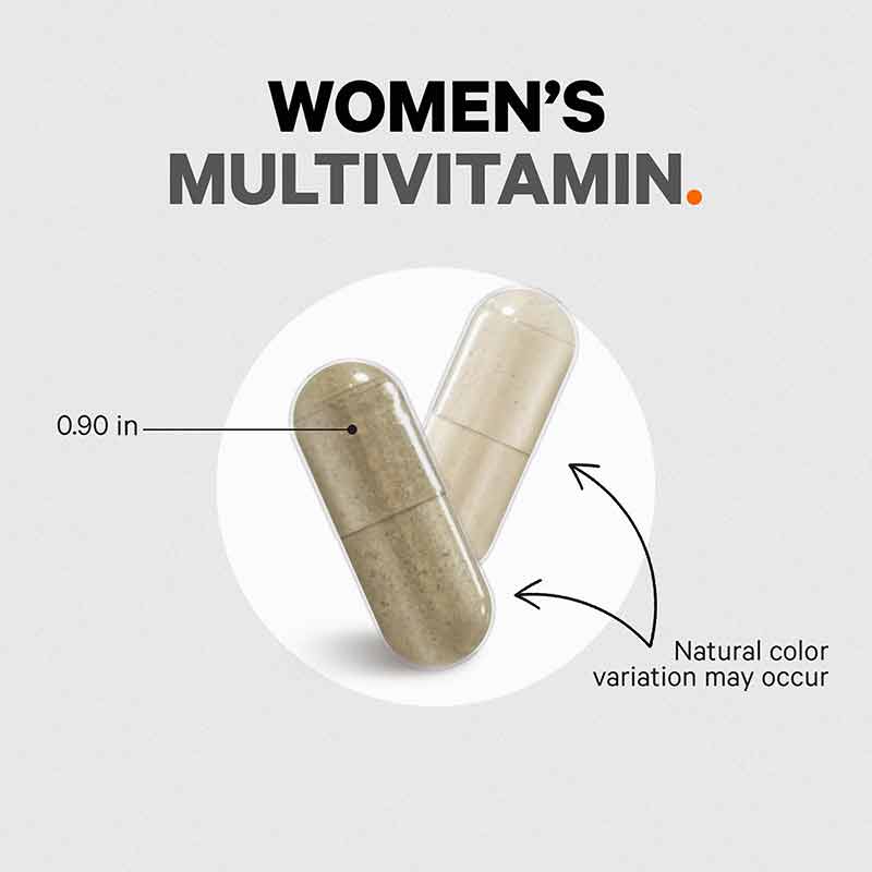 Women's Multivitamin Fermented, 120 Capsules, CDE