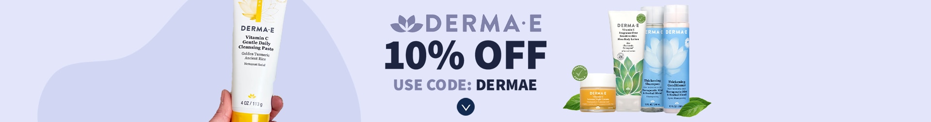 Extra 10% OFF Derma E